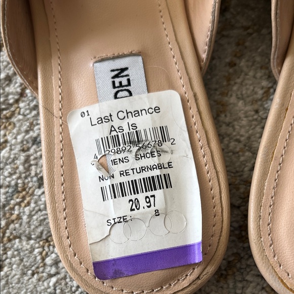 Steve Madden Beige Mules with Strap - Picture 4 of 9
